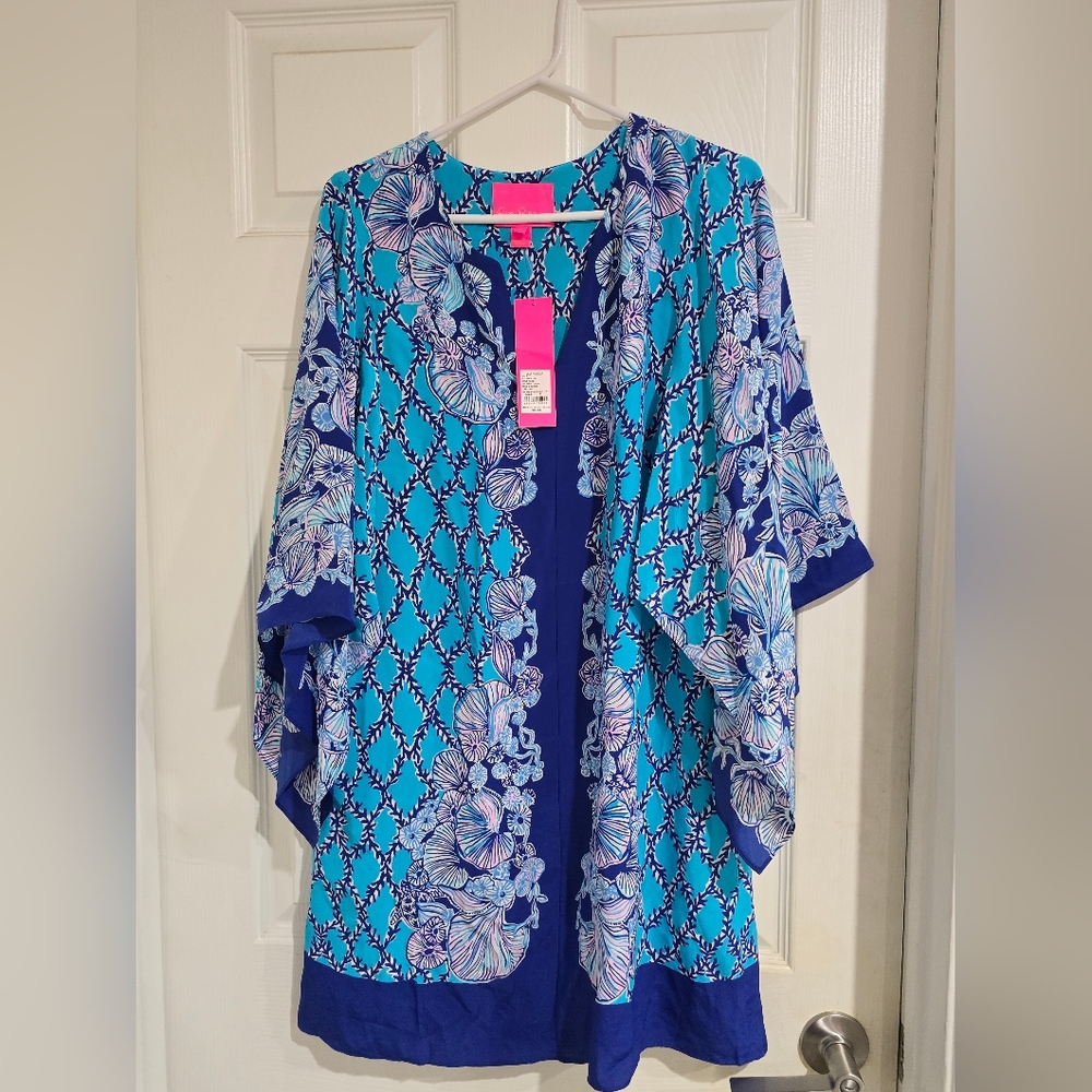 Lilly Pulitzer Shalynn Silk Caftan Dress, Kaftan, Size 4